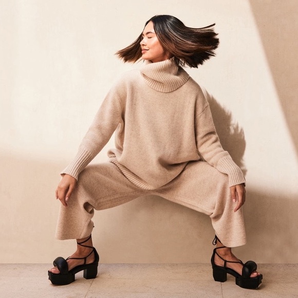 Cult Gaia Wool Cashmere KNIT SWEATER - Picture 2 of 9